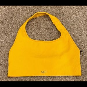 Madelyn Cline x Set Active sports bra in daisy